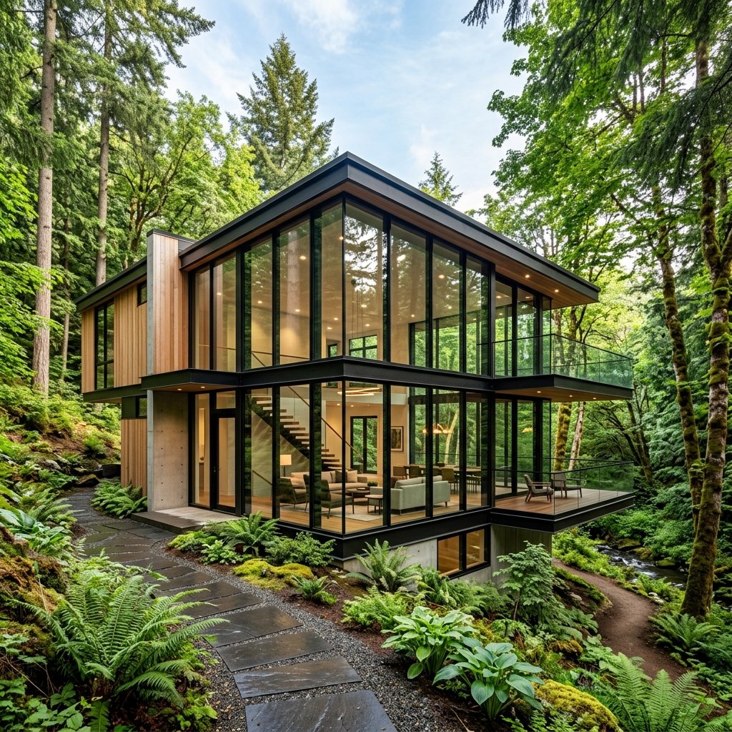 Modern Glass House